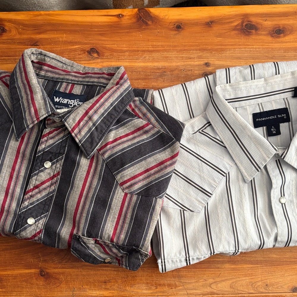 Cowboy work pearl snap shirts
